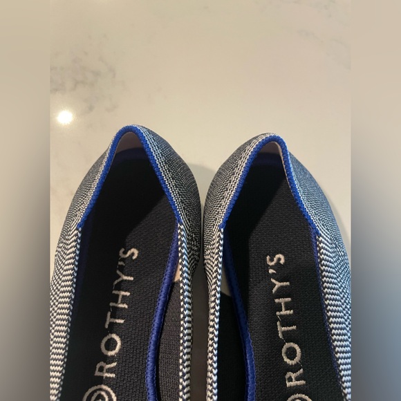 Rothy’s The Point Pebble Grey Flat , Sz 8 - Picture 13 of 13